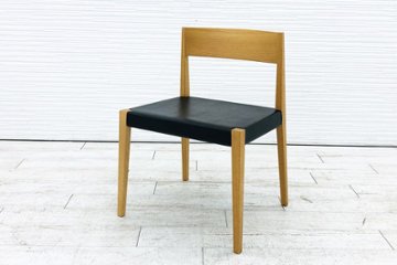 アルフレックス arflex シンチェア SHIN CHAIR 中古 ダイニングチェア ミーティングチェア 中古オフィス家具 座レザー画像