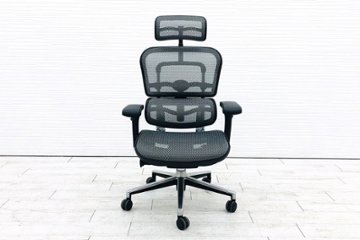 エルゴヒューマン ベーシック ヘッドレスト付き ergohuman HIGH Type 中古 中古チェア 高機能チェア メッシュ画像