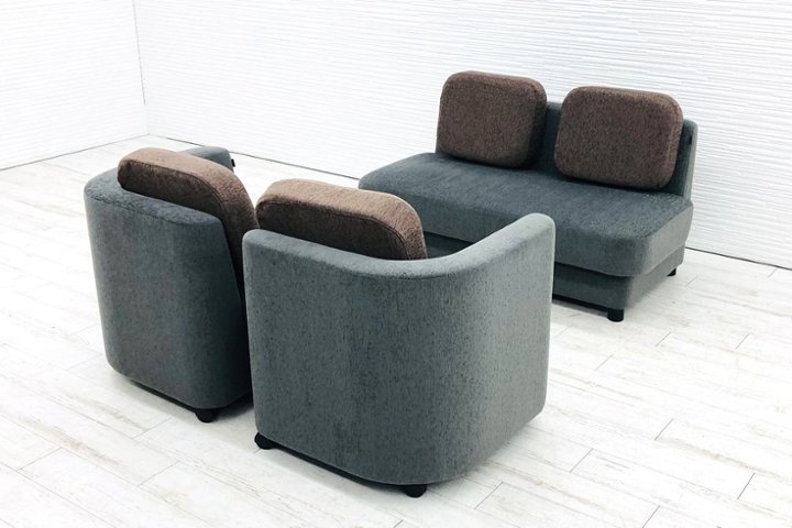 イトーキ ピナモ 【3点セット】 中古 ソファーセット 3点一式 