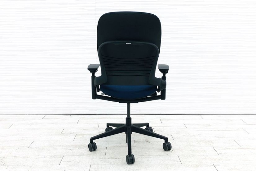 リープチェア 中古 V2 2020年製 スチールケース クッション Steelcase Leap 中古オフィス家具 LEAP-10100 ブルー画像