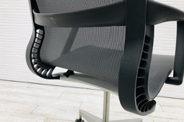 ハーマンミラー セトゥーチェア 中古 Setu Chair マルチパーパスチェア ５本脚タイプ リボンアーム グレー画像