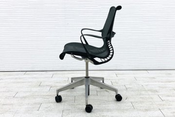 ハーマンミラー セトゥーチェア 中古 Setu Chair マルチパーパスチェア ５本脚タイプ リボンアーム グレー画像