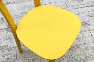  Vitra All Plastic ヴィトラ オールプラスチックチェア 中古 中古オフィス家具 スタッキングチェア バターカップ画像