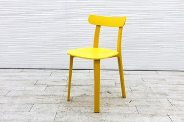  Vitra All Plastic ヴィトラ オールプラスチックチェア 中古 中古オフィス家具 スタッキングチェア バターカップ画像