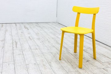  Vitra All Plastic ヴィトラ オールプラスチックチェア 中古 中古オフィス家具 スタッキングチェア バターカップ画像