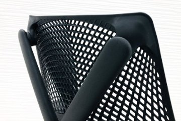 ハーマンミラー セイルチェア 中古  SAYL Chairs フルアジャスタブルアーム 中古オフィス家具 可動肘 ミドルバック ブラック画像