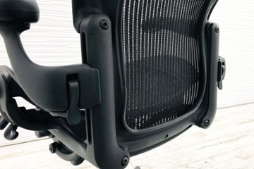 アーロンチェア Aサイズ フル装備 中古 ハーマンミラー Herman miller Aeron Chair 中古オフィス家具 肘レバー画像