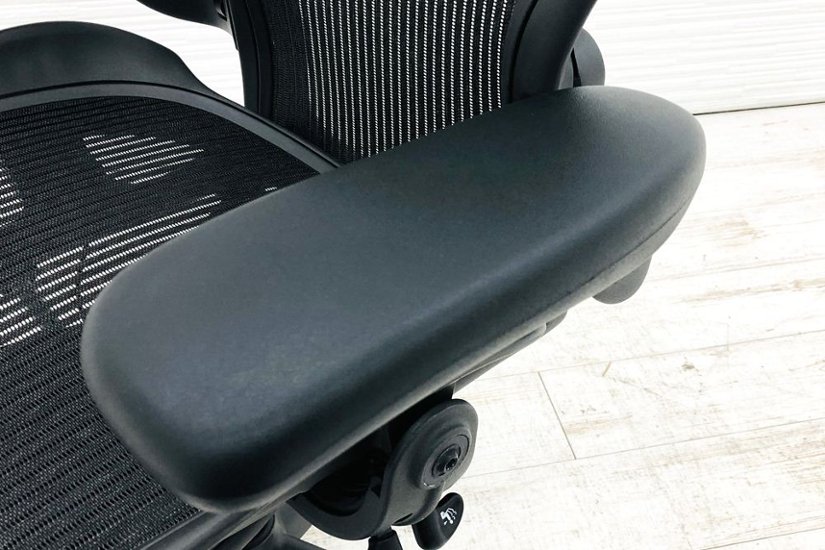 アーロンチェア Aサイズ フル装備 中古 ハーマンミラー Herman miller Aeron Chair 中古オフィス家具 肘レバー画像