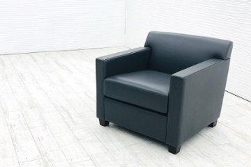 カッシーナ イクスシー フィリップユーレル キャプテン 中古 Cassina IXC. PHILIPPE HUREL CAPTAIN レザー 中古オフィス家具 グレー画像