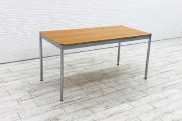 USMハラー 中古デスク ミーティングテーブル USM Haller テーブル W1500 会議机 ワーキングデスク 中古オフィス家具1500/750/740の画像