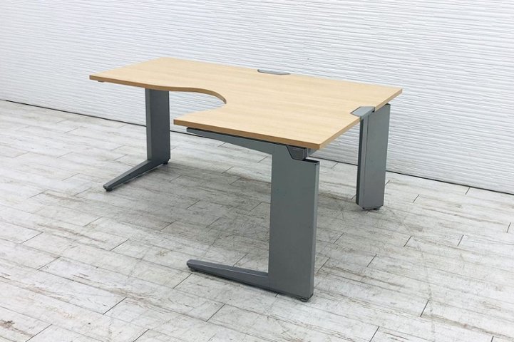 オカムラ L型デスク L字デスク 中古 L字机 中古デスク 中古オフィス 