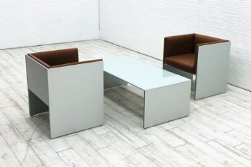 【3点セット】 カッシーナ イクスシー エアフレーム 中古 Cassina IXC. ソファー 1人用ソファー 中古オフィス家具画像