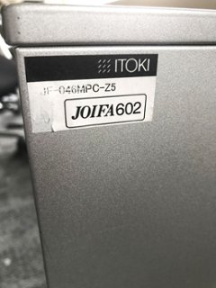 キャビネット 中古 イトーキ 3段ワゴン ワゴン3段 シルバーメタリック JF-046MPC-Z5 脇机 収納家具 中古オフィス家具画像