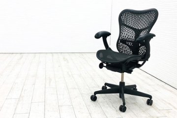  ミラ2チェア ミラチェア2 ミラ2 中古ハーマンミラー Herman Miller 可動肘 Mirra2 Chair メッシュ 中古オフィス家具 MRF123AWAP-0001の画像