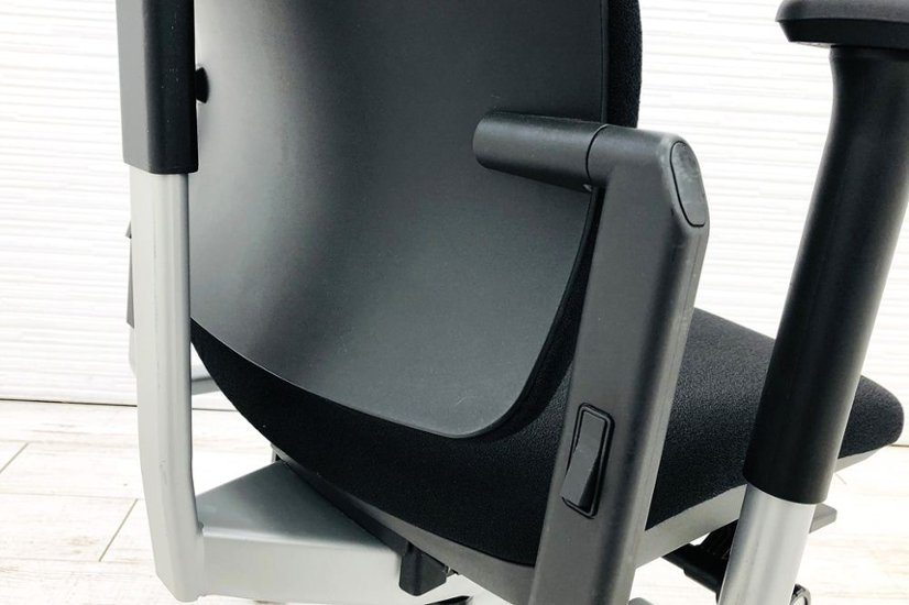 プリーズチェア スチールケース 中古 Steelcase 中古オフィス家具 OAチェア ブラック 468200MP画像