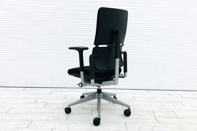 プリーズチェア スチールケース 中古 Steelcase 中古オフィス家具 OAチェア ブラック 468200MP画像