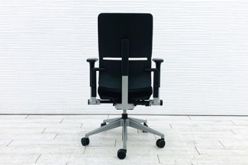 プリーズチェア スチールケース 中古 Steelcase 中古オフィス家具 OAチェア ブラック 468200MP画像