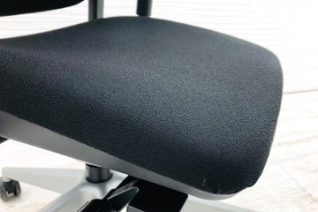 プリーズチェア スチールケース 中古 Steelcase 中古オフィス家具 OAチェア ブラック 468200MP画像