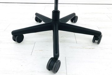 リープチェア 中古 オフィスチェア スチールケース リープ レッド Steelcase Leap 可動肘 クッション 布張り 中古オフィス家具 事務椅子画像