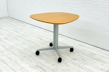 昇降テーブル 楕円テーブル 中古 ハイテーブル ハーマンミラー Herman Miller カウンターテーブル 870/840/745～1145の画像