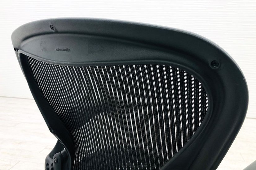 Aeron Chairs アーロンチェア 中古 Bサイズ フル装備 ハーマンミラー ランバーサポート Herman Miller 中古オフィス家具 肘ダイヤル画像