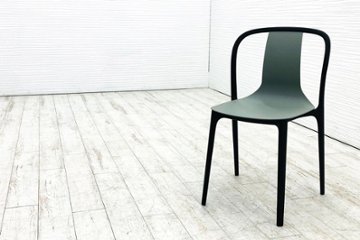 ヴィトラ ベルヴィルチェア 中古 Vitra Belleville Chair ロナン＆エルワン・ブルレック モスグレー 550/500/830の画像