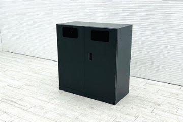 イトーキ eSシリーズ 中古 トラッシュユニット ダストボックス ゴミ箱 収納家具 エスキャビネット 中古オフィス家具 900/450/950の画像