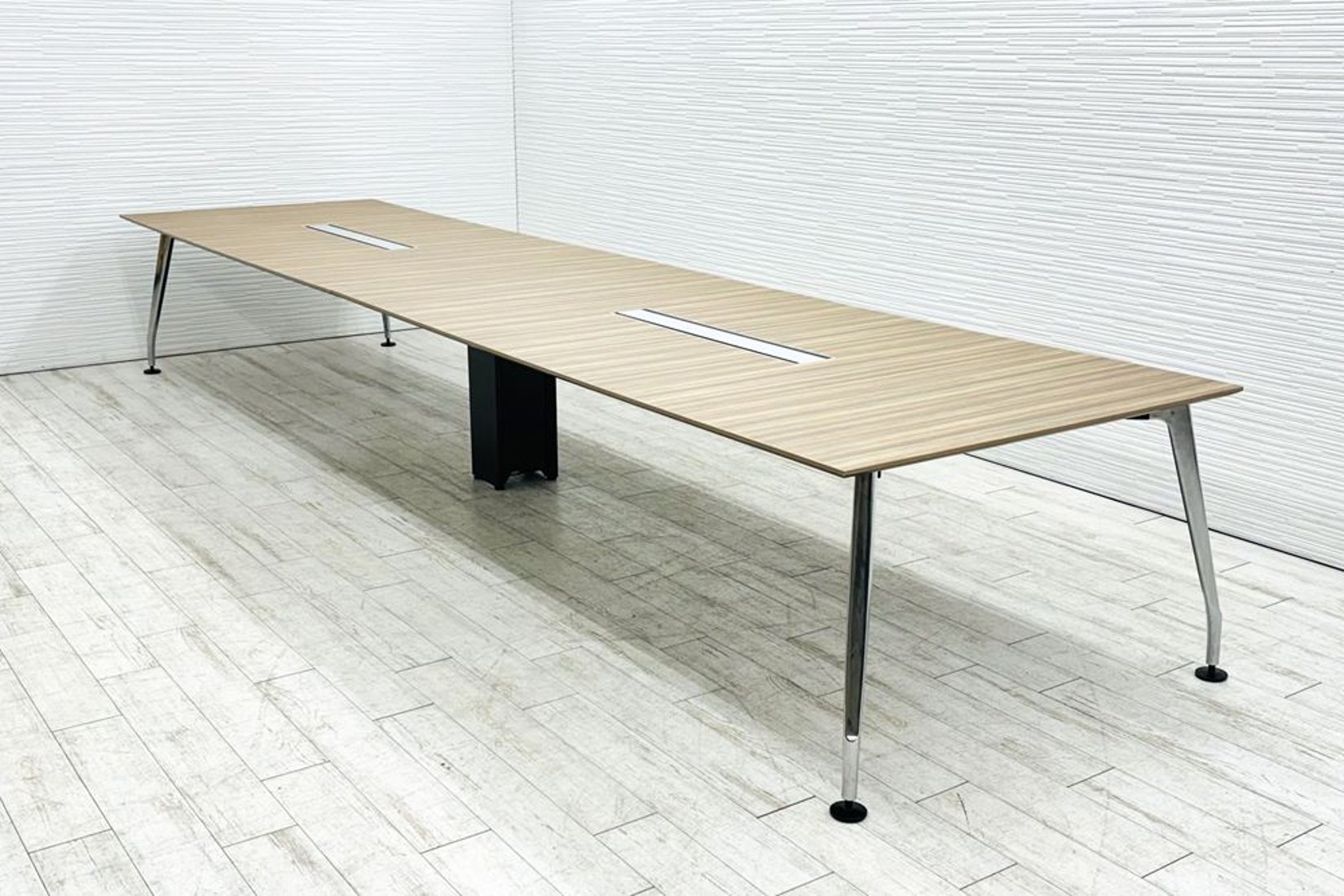 コクヨ サイビ 中古 大型会議テーブル 幅4800 会議机 ミーティングテーブル 中古オフィス家具 4800/1200/720｜創作品モール あるる