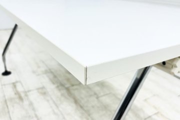 ヴィトラ アドホック Vitra 中古 小型会議テーブル 幅1600 ミーティングテーブル 会議机 中古オフィス家具 ホワイト 1600/800/720画像