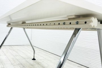 ヴィトラ アドホック Vitra 中古 小型会議テーブル 幅1600 ミーティングテーブル 会議机 中古オフィス家具 ホワイト 1600/800/720画像