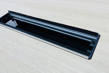 オカムラ ラティオ 中古 幅3600 大型会議テーブル ミーティングテーブル 会議机 四角天板 中古オフィス家具 3600/1200/720画像