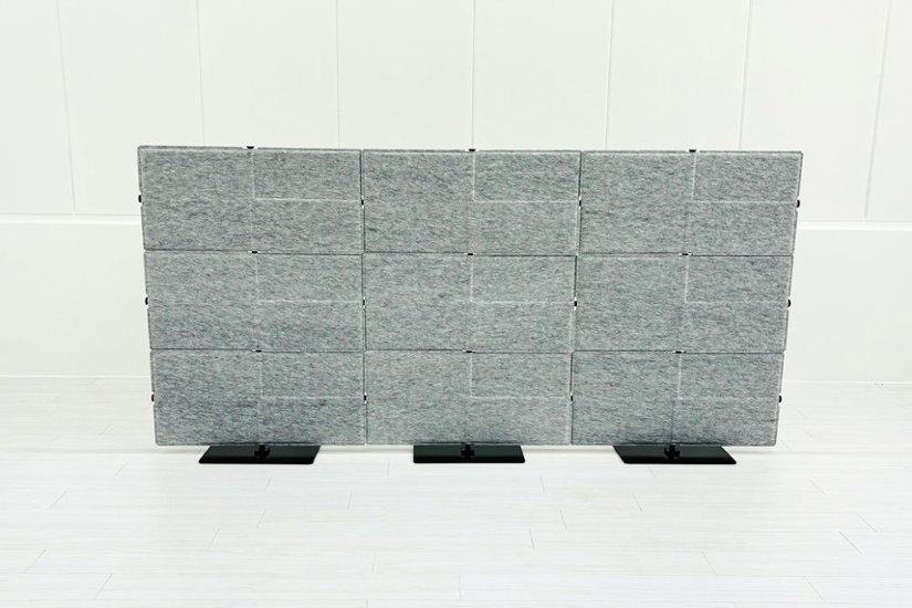 USMハラー 中古 パーテーション USM Haller プライバシーパネル 中古オフィス家具 グレー 2260/250/1090画像