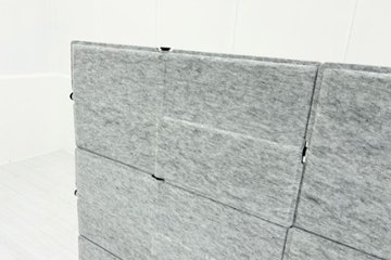 USMハラー 中古 パーテーション USM Haller プライバシーパネル 中古オフィス家具 グレー 2260/250/1090画像