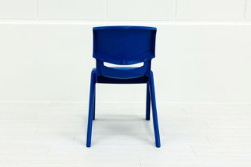 【4脚セット】 sebel Postura Postura+ ミーティングチェア スタッキングチェア 中古 会議椅子 ガーデンチェア 中古オフィス家具 ブルー画像