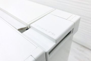 アドバンス 平机 オカムラ W1000×D600×H720 中古机 中古オフィス家具 オフィスデスク 事務机 ホワイト 3V21CL-MK28画像