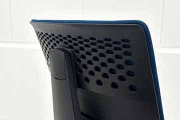 コクヨ ウィザードチェア 肘無 中古 ウィザード2 ローバック 中古オフィス家具 KOKUYO Wizard ブルー画像