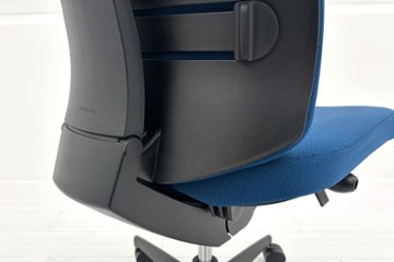 コクヨ ウィザードチェア 肘無 中古 ウィザード2 ローバック 中古オフィス家具 KOKUYO Wizard ブルー画像