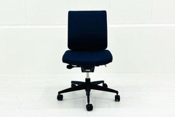 コクヨ ウィザードチェア 肘無 中古 ウィザード2 ローバック 中古オフィス家具 KOKUYO Wizard ブルー画像