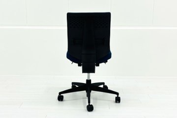 コクヨ ウィザードチェア 肘無 中古 ウィザード2 ローバック 中古オフィス家具 KOKUYO Wizard ブルー画像