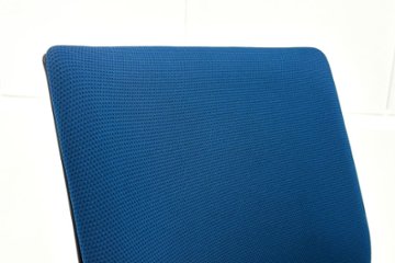 コクヨ ウィザードチェア 肘無 中古 ウィザード2 ローバック 中古オフィス家具 KOKUYO Wizard ブルー画像