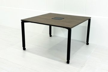 コクヨ ワークフィット ミーティングテーブル 中古 平机 作業机 幅1200 平デスク 事務机 中古オフィス家具 キャスター脚 1200/1200/720の画像