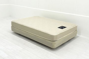 セミダブル シモンズ ベッド 中古 展示品 幅1100mm SIMMONS ビューティーレスト 中古オフィス家具 1400/1950/460の画像