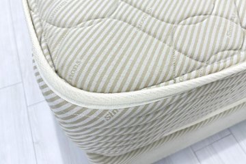 【土浦市倉庫引き取り限定】 セミダブル シモンズ ベッド 中古 展示品 幅1400mm SIMMONS ビューティーレスト 中古オフィス家具 1400/1950/460画像