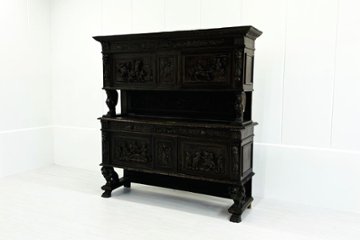 ヴィクトリアンマホガニー 19世紀 イギリス キャビネット ビンテージ家具 中古 サイドボード 中古オフィス家具 の画像