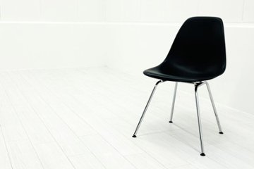 Vitra Eames ヴィトラ イームズチェア 中古 プラスチックチェア Hベース ブラックの画像