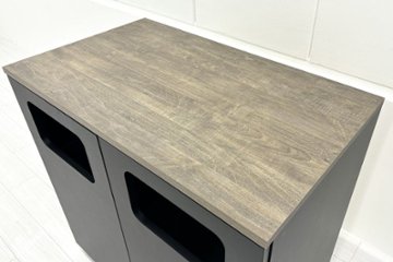 イトーキ ノットワークシリーズ 中古 ダストボックス knot Work ゴミ箱 トラッシュユニット 収納家具 中古オフィス家具 900/528/900画像