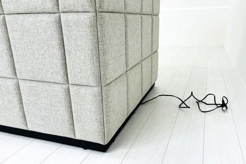 集中ブース 201° COOM 中古 ワークブース 一人用 パーテーション パーティション 中古オフィス家具 グレー系 1000/900/1600画像