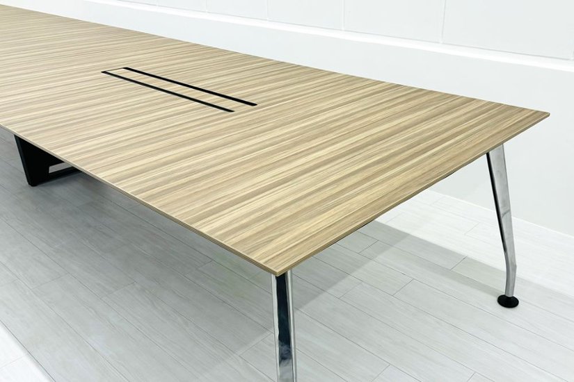 コクヨ サイビ TX 中古 大型会議テーブル 幅4800 会議机 ミーティングテーブル 中古オフィス家具 4800/1200/720画像