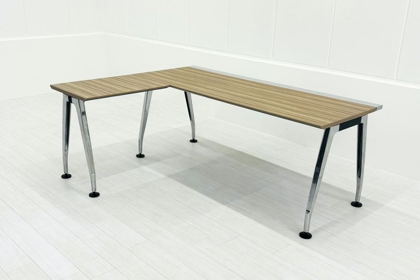 コクヨ サイビ SAIBI 中古 L型デスク L字デスク 幅1800 エグゼクティブデスク 中古オフィス家具 1800/1400/720画像