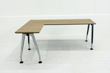 コクヨ サイビ SAIBI 中古 L型デスク L字デスク 幅1800 エグゼクティブデスク 中古オフィス家具 1800/1400/720画像